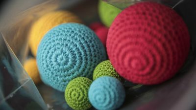Final Load Crochet Ball, Green by TCC - Image 3
