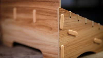 Wooden, Small- 18 Decks Card Magic Display by TCC - Image 4