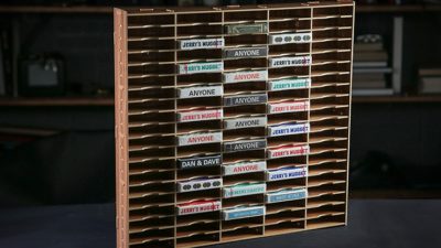 Playing Cards Wall, 100 Decks Display by TCC