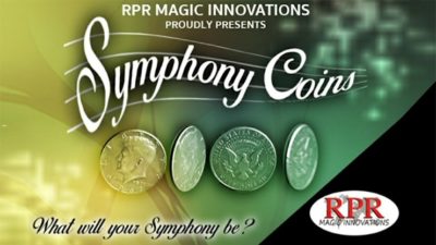 Symphony Coins, US Quarter Gimmicks and Online Instructions by RPR Magic Innovations