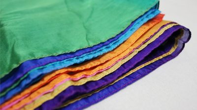 Multicolor Silk Streamer 4 inch by 15 feet from Magic by Gosh - Trick - Image 2