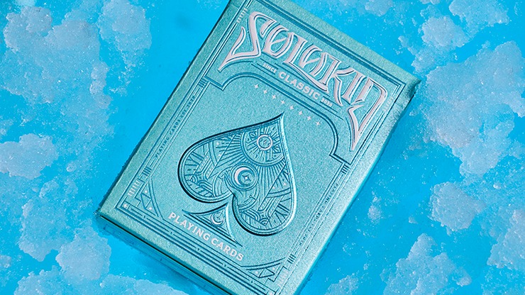 Solokid Cyan Playing Cards by Bocopo