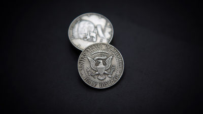 KENNEDY SKULL HEAD COIN by Men Zi Magic - Image 4