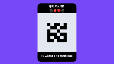 QR CARD By Zazza The Magician Mixed Media (Download)