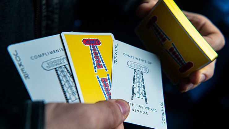 Gilded Vintage Feel Jerry's Nuggets, Yellow Playing Cards - Image 3