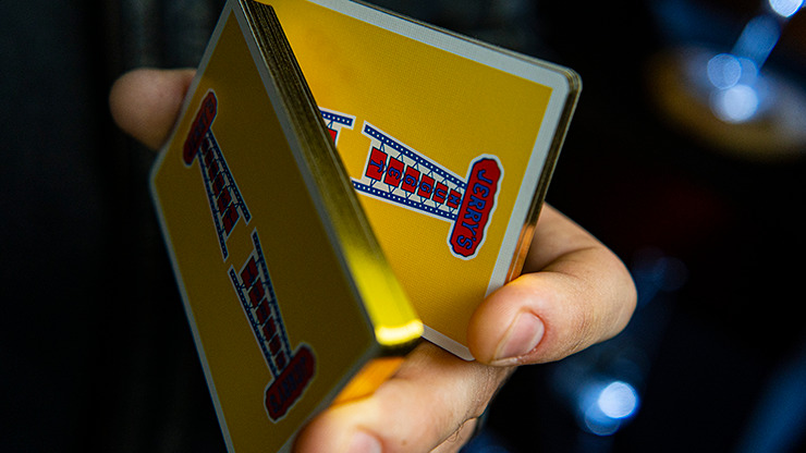 Gilded Vintage Feel Jerry's Nuggets, Yellow Playing Cards - Image 4