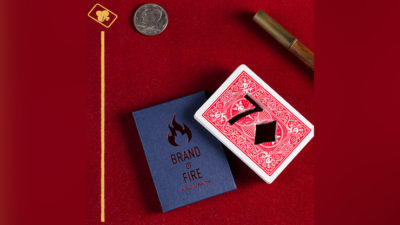 BRAND OF FIRE / RED, Gimmicks and Online Instructions by Federico Poeymiro