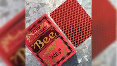 Bee Red MetalLuxe Playing Cards by US Card Magic - Image 5