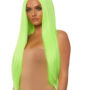 Long Neon Green Wig