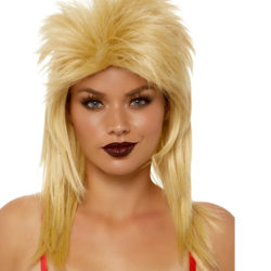 Unisex Rock Star Wig Blonde