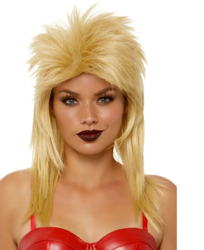 Unisex Rock Star Wig Blonde