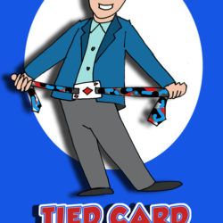 Tied Card Thru Body Magic Trick