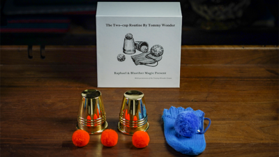 Tommy Wonder Cups & Balls Set, Brass