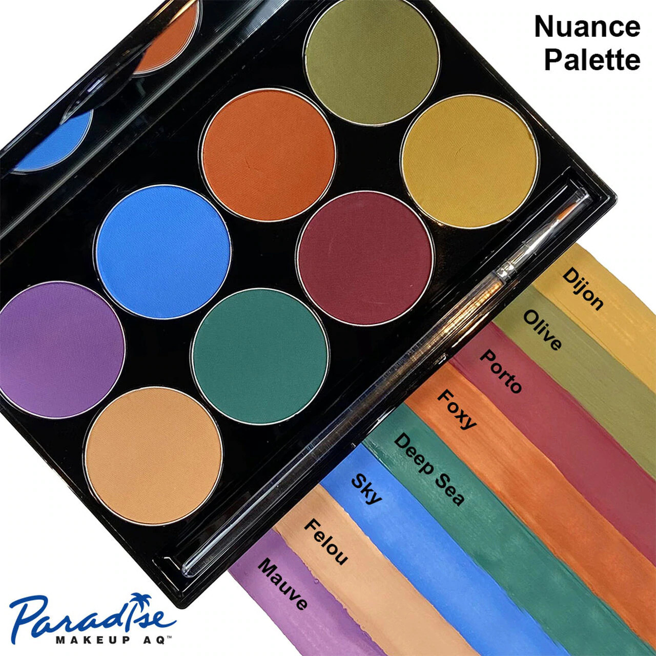 Mehron Paradise Makeup AQ 8 Color Palette – Off Broadway Vintage & Costumes