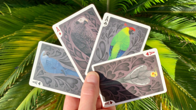 Gilded Bicycle Parrot Extinct Playing Cards - Image 3