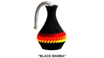 The American Prayer Vase Genie Bottle BLACK MAMBA by Big Guys Magic - Image 2
