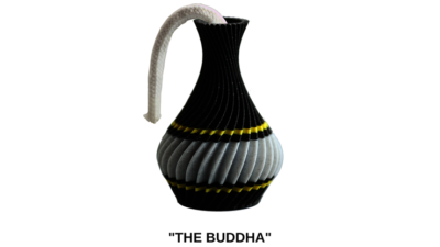 The American Prayer Vase Genie Bottle THE BUDDHA by Big Guys Magic - Image 2