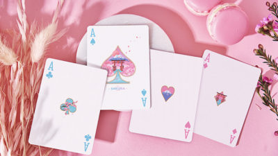 Solokid Sakura, Pink Playing Cards by BOCOPO - Image 2