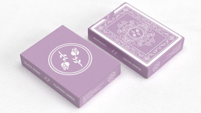 Black Roses Lavender, Marked Edition Playing Cards - Image 2