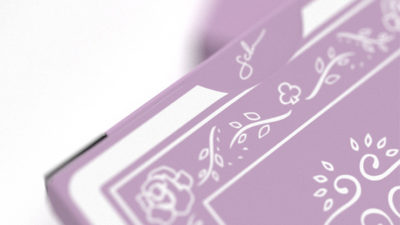 Black Roses Lavender, Marked Edition Playing Cards - Image 4