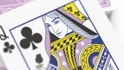 Black Roses Lavender, Marked Edition Playing Cards - Image 6
