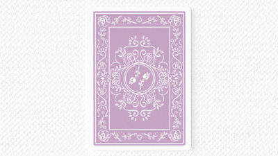 Black Roses Lavender, Marked Edition Playing Cards
