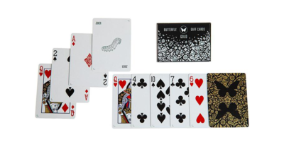 Gaff pack for Butterfly Playing Cards Marked, Black and Gold by Ondrej Psenicka - Image 2
