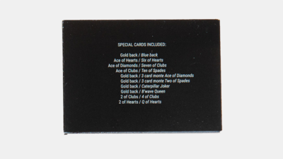 Gaff pack for Butterfly Playing Cards Marked, Black and Gold by Ondrej Psenicka - Image 3