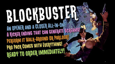 Blockbuster, Gimmicks and Online Instructions by Bill Abbott