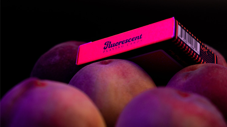 Fluorescent, Peach Edition Playing Cards - Image 2