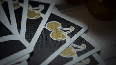 Limited Edition Cherry Casino, Monte Carlo Black and Gold Numbered Seals Playing Cards by Pure Imagination Projects - Image 6