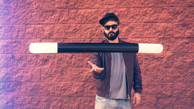 INFLATABLE WAND, 4FT. by Murphy's Magic