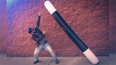 INFLATABLE WAND MEGA, 8FT. by Murphy's Magic - Image 2