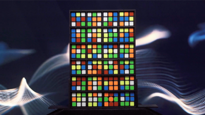 RUBIKS WALL Complete Set by Bond Lee - Trick (Two Part Item) - Image 3