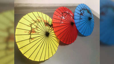 Dragon Parasol BLUE by LY & MS Magic - Image 2