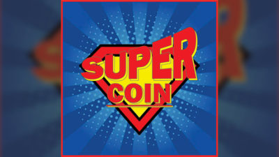 SUPER COIN, Gimmicks and Online Instructions by Mago Flash