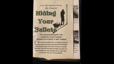 Hiding Your Bullets - installing Rope Magnets by David Alan Magic