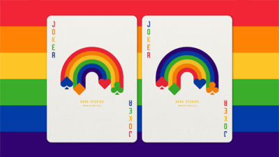 DKNG Rainbow Wheels, Red Playing Cards by Art of Play - Image 3