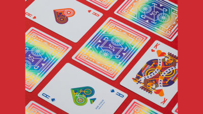 DKNG Rainbow Wheels, Red Playing Cards by Art of Play - Image 4