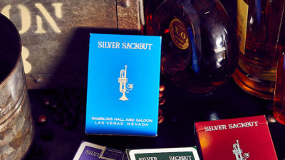 Silver Sackbut Playing Cards, Blue