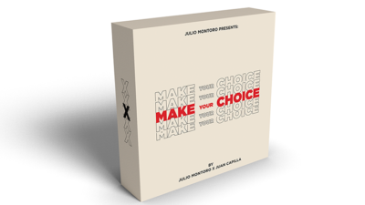 MAKE YOUR CHOICE, Gimmicks and Online Instruction by Julio Montoro and Juan Capilla