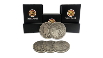 Replica Morgan TUC plus 3 coins, Gimmicks and Online Instructions by Tango Magic