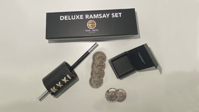 Deluxe Ramsay Set Half Dollar, Gimmicks and Online Instructions by Tango Magic