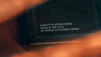 NOC Pro 2021, Jet Black Playing Cards - Image 4