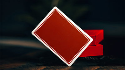 NOC Pro 2021, Burgundy Red Playing Cards - Image 3