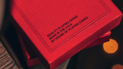 NOC Pro 2021, Burgundy Red Playing Cards - Image 4