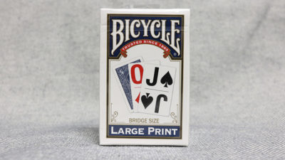 Bicycle Bridge, Blue Large Print by USPCC