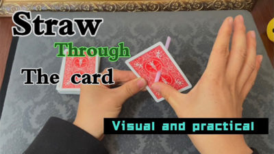 Straw Through The Card by Dingding video (Download)