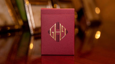 Hollingworth Playing Cards, Burgundy - Image 2
