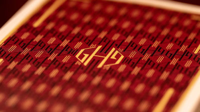 Hollingworth Playing Cards, Burgundy - Image 3